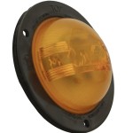 black flange super nova 2 half pc led marker light yellow