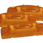 supernova thin line led clearance marker light yellow bulk