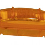 supernova thin line led clearance marker light pc yellow