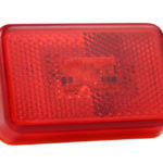 supernova led clearance marker light reflector red