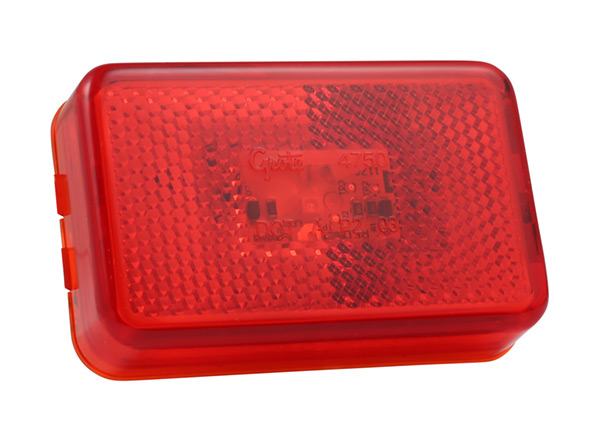 Grote Industries - 47502 – SuperNova® LED Clearance Marker Light w/ Built-In Reflector, Red
