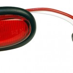Red LED Clearance Marker Light With Grommet.