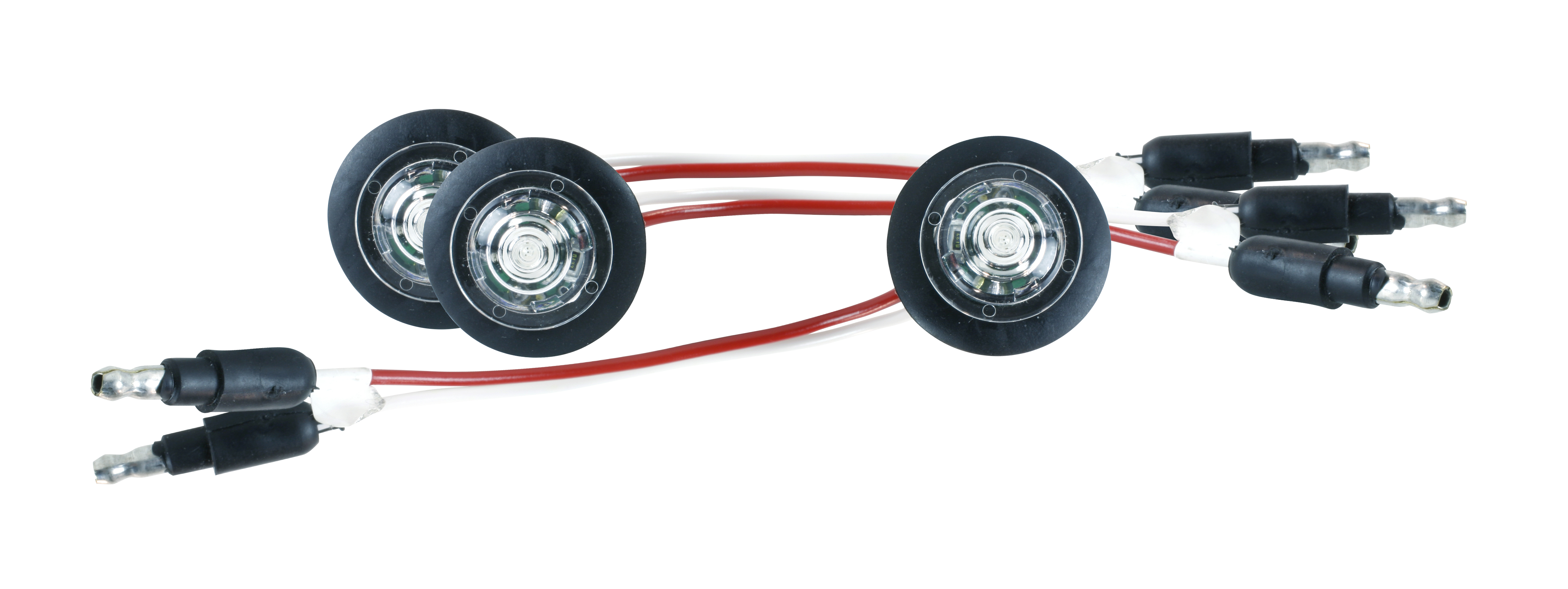 Grote Industries - 49341-3 – MicroNova® Dot LED Clearance Marker Light, w/ Grommet, ECE R7 Rated, White, Bulk Pack