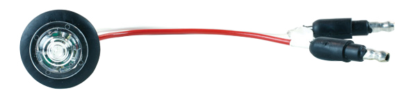 Grote Industries - 49341 – MicroNova® Dot LED Clearance Marker Light, w/ Grommet, ECE R7 Rated, White