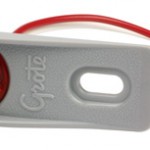 micronova dot led clearance marker light adaptor bracket red