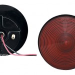 4 two stud stop tail turn light with out window red