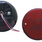 4 universal mount stop tail turn light license window red
