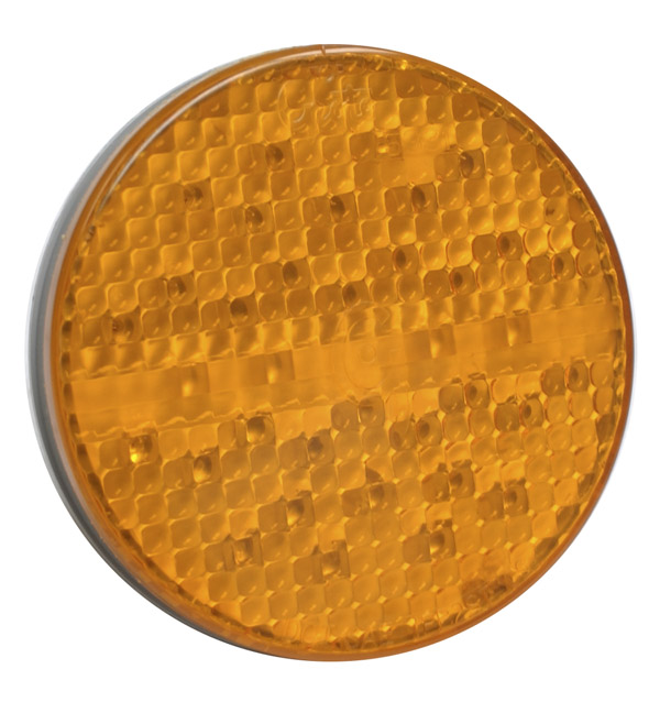 Grote Industries - 52163 – SuperNova® 4″ Full-Pattern LED Stop Tail Turn Light, Grommet Mount 24V, 3 Pin, Rear Turn, Yellow