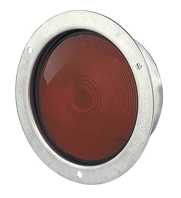 Grote Industries - 52522 – Economy Stainless Steel Light, Double Contact, Red