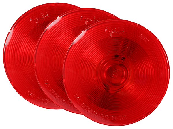 Grote Industries - 53102-3 – Torsion Mount® II 4″ Stop Tail Turn Light, Male Pin, Red, Bulk Pack