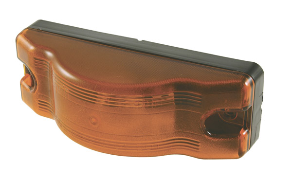 Grote Industries - 53163 – Sentry Sealed Marker Side Turn Light, Black Base, Yellow