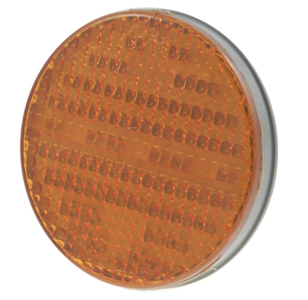 Grote Industries - 53313 – SuperNova® 4″ Full-Pattern LED Stop Tail Turn Light, Grommet Mount, Front Turn, Yellow