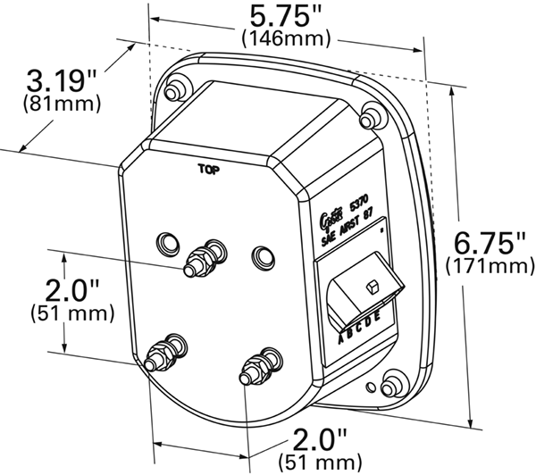 Grote Industries - 53762 – Three-Stud Metri-Pack® Stop Tail Turn Light with Double Connector, Red