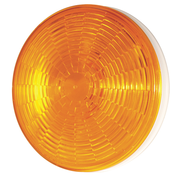 Grote Industries - 54363 – SuperNova® 4″ NexGen™ LED Stop Tail Turn Light, Grommet Mount, Auxiliary, Hard Shell, Yellow