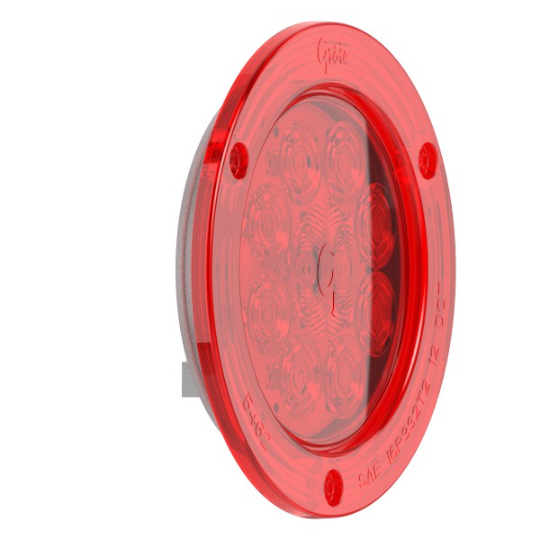 Grote Industries - 54622 – SuperNova® 4″ 10-Diode Pattern LED Stop Tail Turn Light, Integrated Flange, Red