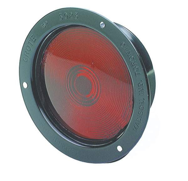 Grote Industries - 55092 – Economy Steel Light, Single Contact, Red