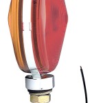 thin line zinc die cast double face light aluminum red yellow