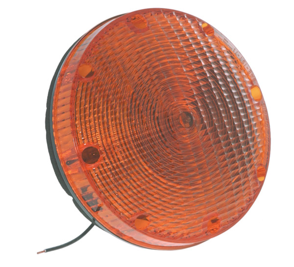Grote Industries - 56073 – 7″ School Bus Light, Single Contact, Yellow