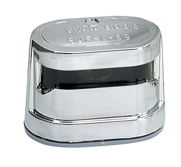 Grote Industries - 60011 – Resealable License Light, Triple Chrome