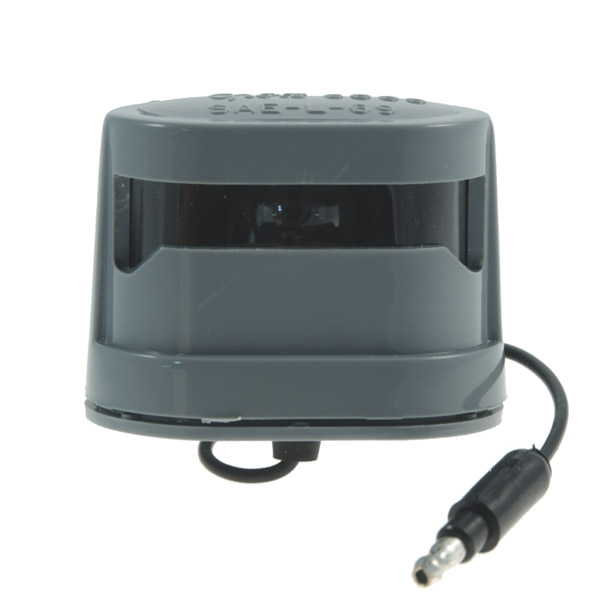 Grote Industries - 60121 – Resealable License Light, w/ UBS .180 Bullet Plug-In Pigtail, Gray