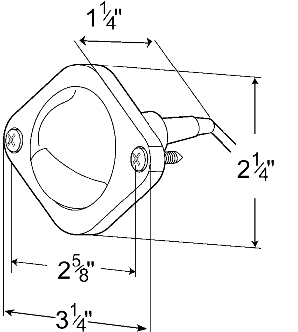 Grote Industries - 60251 – Courtesy Light, Clear