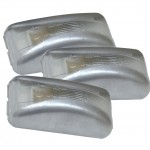 small rectangular license light clear bulk