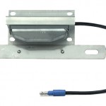 Clear Rectangular License Light With A Stainless Steel Bracket
