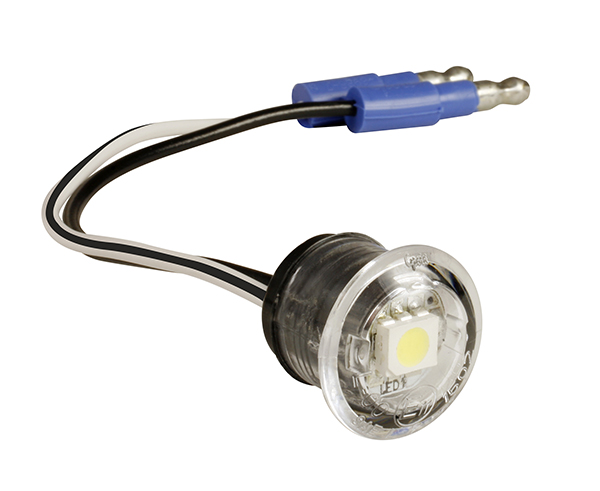 Grote Industries - 60651-3 – MicroNova® Dot LED License Light, Replacement, Clear, Bulk Pack