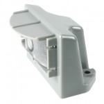 LED License Light With Gray Vertical Mount.