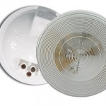 torsion mount ii round dome light female pin white