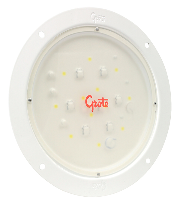 Grote Industries - 61061-3 – LED WhiteLight™ 7″ Round Dome Light, White, Bulk Pack