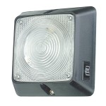 Square Dome Light With Switch, Clear