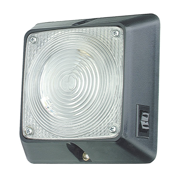 Grote Industries - 61221 – Square Dome Light With Switch, Clear