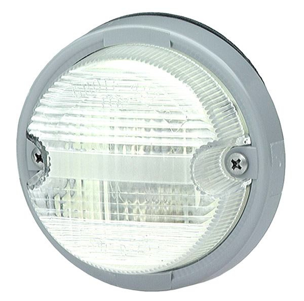 Grote Industries - 62011 – OE-Style Dual-System Backup Light, Gray Bezel, Clear
