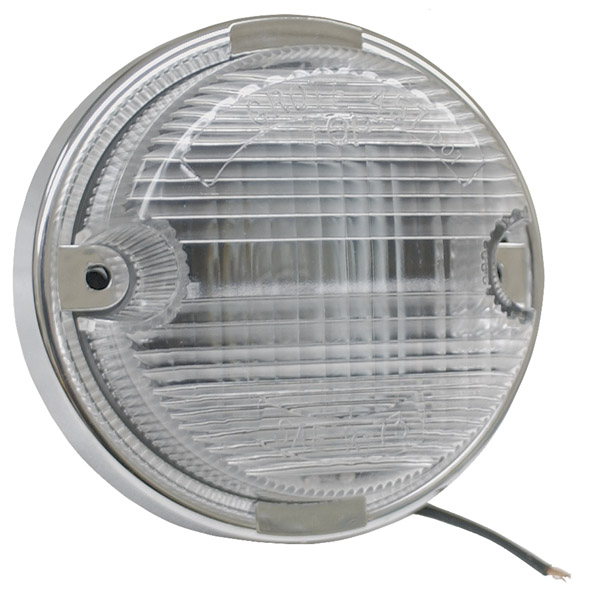 Grote Industries - 62021 – OE-Style Dual-System Backup Light, Chrome Plated Bezel, Clear