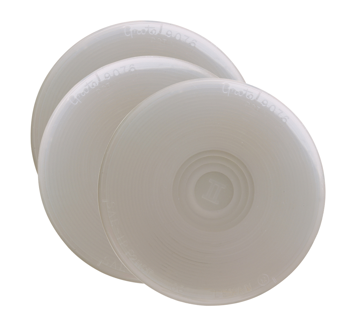 Grote Industries - 62171-3 – 4″ Torsion Mount® II Dual-System Backup Lights, Female Pin, Frosted Clear, Bulk Pack