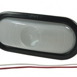 torsion mount iii oval dual system backup light female clear kit