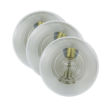 Grote Industries - 62271-3 – 4″ Torsion Mount® II Single-System Backup Lights, Female Pin, Clear, Bulk Pack