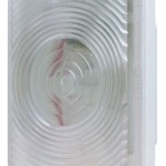rectangular dual system backup light female clear