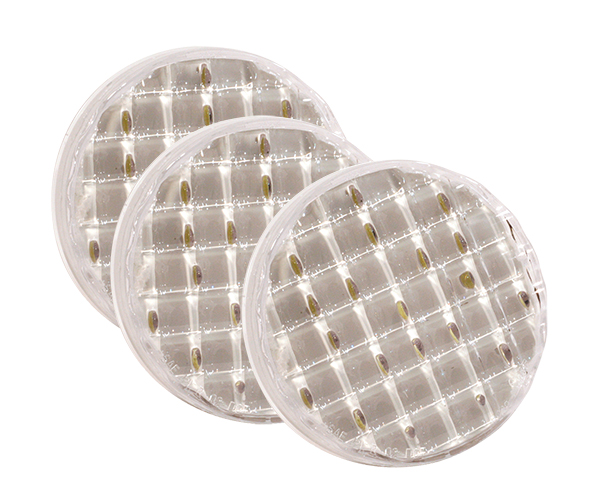 Grote Industries - 62571-3 – SuperNova® 4″ Dual-System LED Backup Light, 24V, Clear, Bulk Pack