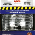 24 Volt Retail Large Flood Rectangular Halogen Work Light