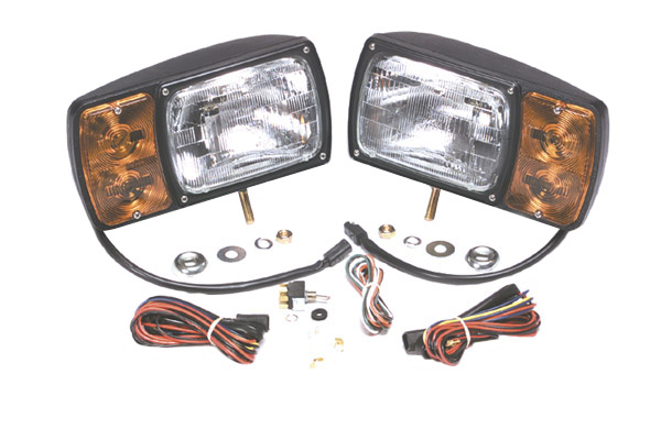 63451-4 - Snowplow Light Kit with Universal Wiring Harness, Pair Pack