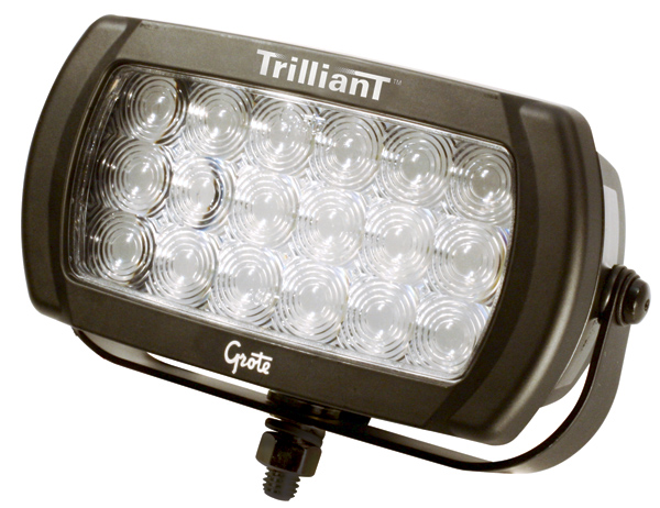 Grote Industries - 63571 – Trilliant® LED Work Light, 2100 Lumens, Beam Pattern, Spot, 12/24V