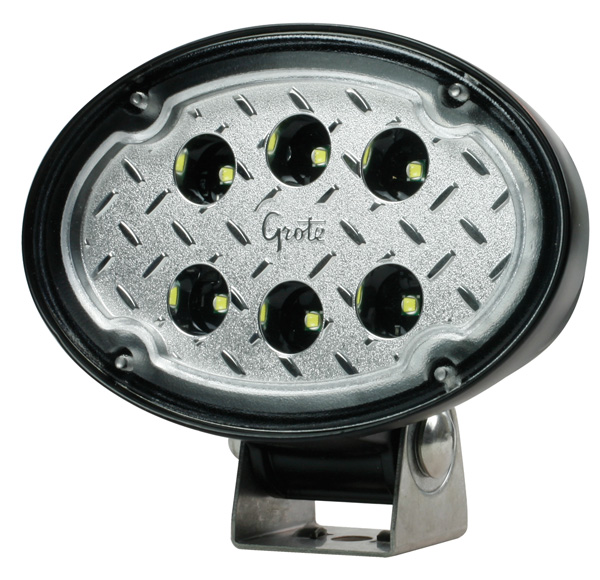 Grote Industries - 63G11 – Trilliant® Oval LED Work Light, Deutsch, 1200 Lumen, Wide Flood