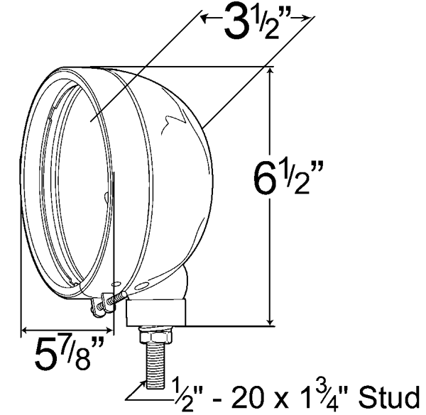 Grote Industries - 64011 – Par 46 Utility Light, Multi-Function Housing, Steel