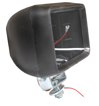 Grote Industries - 64890 – 4″ x 6″ Rectangular Rubber Work Light, Housing Only