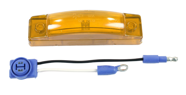 Grote Industries - 65513 – SuperNova® 3″ Thin-Line LED Clearance Marker Light, Yellow Kit (47243 + 66930)