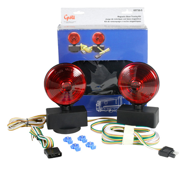 Grote Industries - 65730-5 – Magnetic Towing Kit, Red