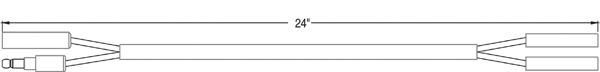 Grote Industries - 66223 – UBS® Harness Ground Return Tracking Harness, 2′ Long