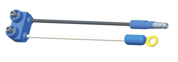 Grote Industries - 66800 – Sealed Marker Light Pigtail, Single Seal, 6″ Long, Chassis Ground, Slim-Line .180 Male